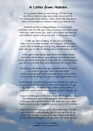 A Letter From Heaven Poem Yahoo Image Search Results Letter From Heaven Heaven Quotes Heaven Poems
