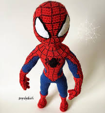 Amigurumi Spiderman Orumcek Adam Yapimi Emekce Com Amigurumi Orme Olmayan Desenler Tig Desenleri Serbest Orgu