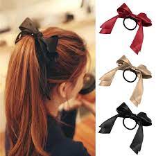 Fancy Me Hair Elastic Ribbon Hair Bows Hair Ribbons Scrunchie Ponytail