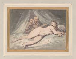 Nymph and satyrs by Thomas Rowlandson - Artvee