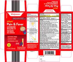 Pain And Fever Infants Acetaminophen Suspension Walgreen