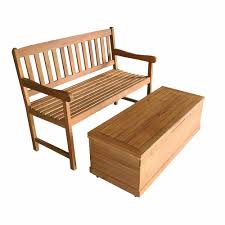 This storage tub is also lockable. Charles Bentley Fsc Acacia Garden Storage Box Wilko