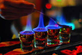 I Would Probably Light Myself On Fire Shot Drinks Bartender Cocktail Shots