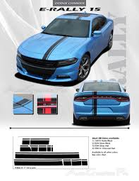 details about for dodge charger hood stripes graphics kit decals trim ee3599 emblems 2015 2016