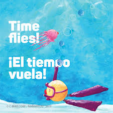 March Is Going By So Quickly Marzo Va A Las Millas Time Flies El Tiempo Vuela Time Month March Spring Movie Posters Adorable Character