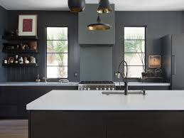 In kitchens with black cabinets, you actually have a lot of room to play when it comes to countertop and backsplash designs. 20 Sophisticated All Black Kitchen Ideas