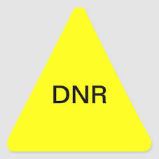 Dnr Medical Chart Label