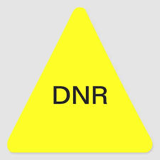 dnr medical chart label