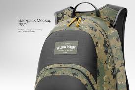 Download Backpack Mockup Projects Photos Videos Logos Illustrations And Branding On Behance PSD Mockup Templates