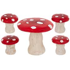 Mushroom Table Stools Hobby Lobby 1176395 In 2020 Stuffed Mushrooms Mushroom Stool Table Stool