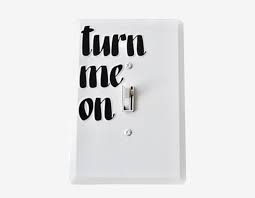 Switch on the lights/television etc. Turn Me On Light Switch Cover Prospect Light Switch Covers Light Switch Switch Covers