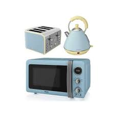 Swan Duck Egg Blue Microwave Kettle 4 Slice Toaster Set Kettle And Toaster Kettle And Toaster Set Duck Egg Blue Kettle