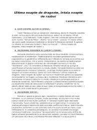O poveste clasica de dragoste si un jurnal de razboi, greu de legat intre ele. Ultima Noapte De Dragoste Intaia Noapte De Razboi