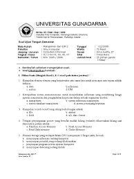Check spelling or type a new query. Kisi Kisi Soal Uts Sistem Informasi Manajemen Jawabanku Id