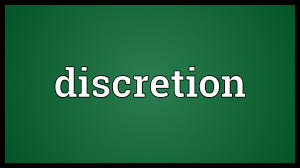 Discretion Meaning Youtube