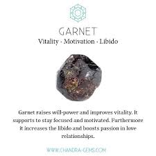 Garnet Healing Crystal For Vitality Motivation And Libido Crystalhealing Holisticpractiti Crystal Healing Stones Garnet Stone Meaning Crystals And Gemstones