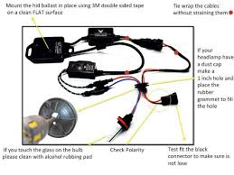The wiring diagram on the opposite hand is particularly beneficial to an outside electrician. Hid Kit Installation Instructions With Image Guide Installation Instructions Installation Installation Manual