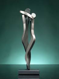 Embrace By Boris Kramer Metal Sculpture Artful Home In 2021 Metal Art Sculpture Steel Sculpture Contemporary Sculpture
