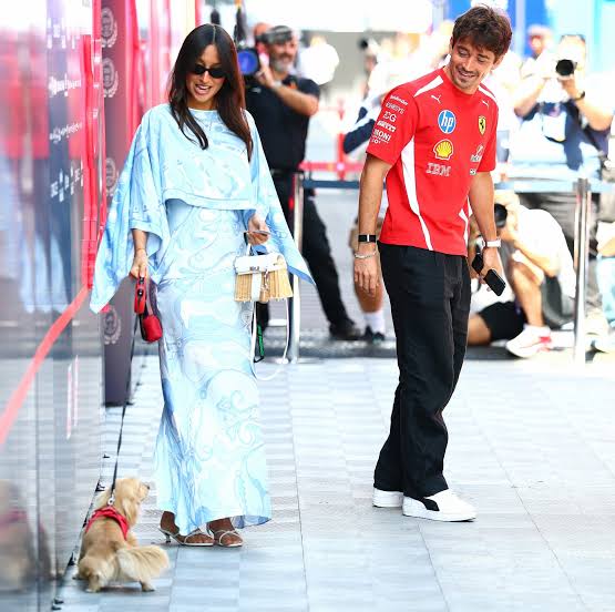 F1 Star Charles Leclerc Joined by Wife Alexandra Leclerc & Pup Leo at  Hungarian Grand Prix Practice | Just Jared - Celebrity News and Gossip |  Entertainment
