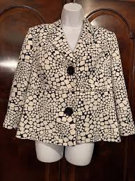 Black And White Suit Jacket Womens Womens Liz Claiborne Size 16 Black White Suit Jacket Blazer Career Professional Fashion Clothing Shoes Accessorie Professional Blazers Blazer Blazer Jacket