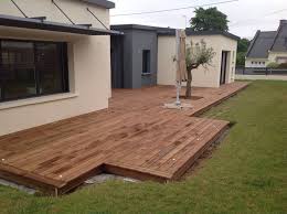 Pose D Une Terrasse En Bois Pin Par La Menuiserie Solabaie Criaud A Muzillac