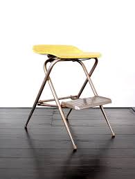 Rent these aluminum folding chairs for function, beauty, and stability. Vintage Yellow Samsonite Foldable Step Stool The Camille Etsy Step Stool Vintage Yellow Stool