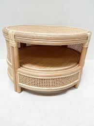 Wicker rattan coffee tables *see offer details. Black Salt Co The Luna Round Table Island Collective