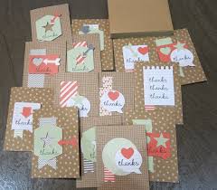 This way you have something to grab in a pinch. Quick Easy Thank You Cards Rv Crafting