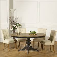 Table ronde style montagne pin massif 120 cm avec 2 allonges 40 cm. Table Ronde A Rallonge Noire