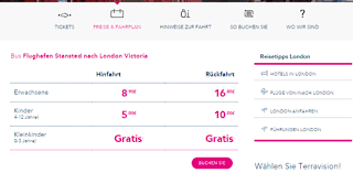 The london to stansted bus duration is on average 1 h 32 min, which is to be expected when traveling 30 miles (48 km) from london to. Faq Terravision Tedesco
