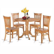 East West Furniture Dublin 5 Piece Drop Leaf Dining Table Set With Vancouver Wooden Seat Chairs Nook Dining Set Dinette Kitchen Table Kitchen Table Settings