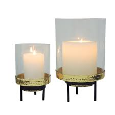 Sold and shipped by christmas central. Metal Candle Holder Gold Color With Black Stand Pillar Candle Holder Table Decoration Wedding And Party Decoration Buy Hammered Metal Candle Holders Gold Plated Wedding Candle Holder Candle Holder With Stand Product On