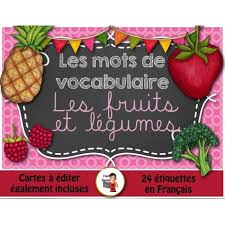 Mots Etiquettes Fruits Et Legumes Fruit Chalkboard Quote Art Numeral