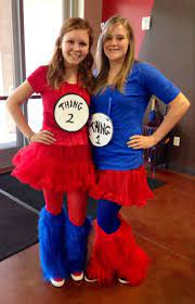 Images For Thing One And Thing Two Costumes Easy Kids Costumes Diy Baby Halloween Costumes Diy Halloween Costumes For Kids