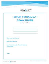 Dengan begitu anda bisa membangun hubungan kerja sama dengan orang lain secara baik dan tidak saling merugikan. Contoh Surat Perjanjian Sewa Rumah Terkini 2020 Sewanify Surat Chart Bar Chart