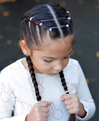 Elastics And French Braids For School And Gymnastics Have A Great Wednesday Braids Braidsty In 2020 Girl Hair Dos Kids Hairstyles Girls Girls Hairstyles Easy