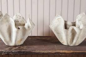 Shallow container for mixing concrete. Draped Concrete Planter 5 Steps With Pictures Instructables