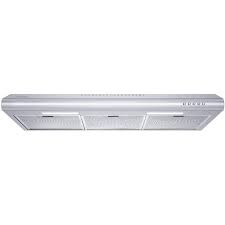 For residences that can not vent outside, this hood can be converted to recirculating for ventless operation. Ciarra Cas75918b Under Cabinet Range Hood 200 Cfm Stove Hood With Ducted Ductless Convertible Slim Vent Hood With 3 Speed Exhaust Fan Walmart Com Walmart Com