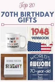 These suggestions will help him celebrate his new decade in style. Top 20 70th Birthday Gifts Best 70th Birthday Gift Ideas
