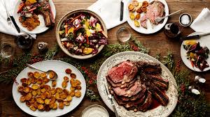 Christmas dinner in australia is based on the traditional english version.2 however due to christmas falling in the heat of the southern hemisphere's summer, meats such as ham, turkey and. Easy Christmas Dinner Menu With Beef Rib Roast Epicurious