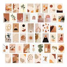 50pcs wall collage kit aesthetic pictures boho decor modern minimalist wall art abstract geometric prints dorm photo room decor wall stickers aliexpress