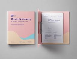 Free Ring Binder Folder Psd Mockup Top View Folder Mockup Folder Psd Folder Mockup Psd