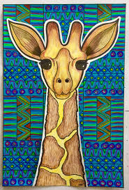 Created By Meredith Lee Terry African Art Projects Africa Art Animal Art Projects