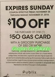 Publix $10 off a $50 gas gift card be sure to visit the publix page for all current ads the publix gas card deal is why i'll be shopping tomorrow! Publix Best Deals 11 25 30 Money Makers Gas Card Deal Its An Awesome Week Packed Full Of Deals Coupon Confidants