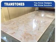 Perlato Beige Artificial Marble Stones Slab