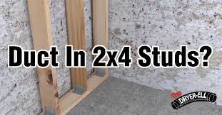 Install dryer vent through wall. What Types Of Duct Pipes Are Used To Vent A Dryer In A 2x4 Wall Dryer Ell