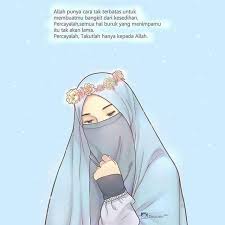 Wallpaper Hijab Cartoon Anime Hijaber In 2020 Hijab Cartoon Cartoon Cute Emoji Wallpaper