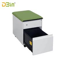 It's crucial to analyze what kind of filing cabinets you own or are looking to buy to see how well it will hold as a desk base. General Use Modern Filing Cabinet With Seat Alibaba Dbin Steel Furniture