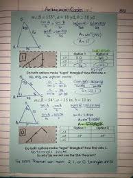 Unit 5 Law Of Sines And Cosines Pg 49 50 Started This Unit With The Investigations By Illumination Tha Law Of Sines Math Interactive Notebook Math Notebooks