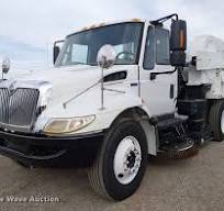 2013 International 4300M7 street sweeper truck
